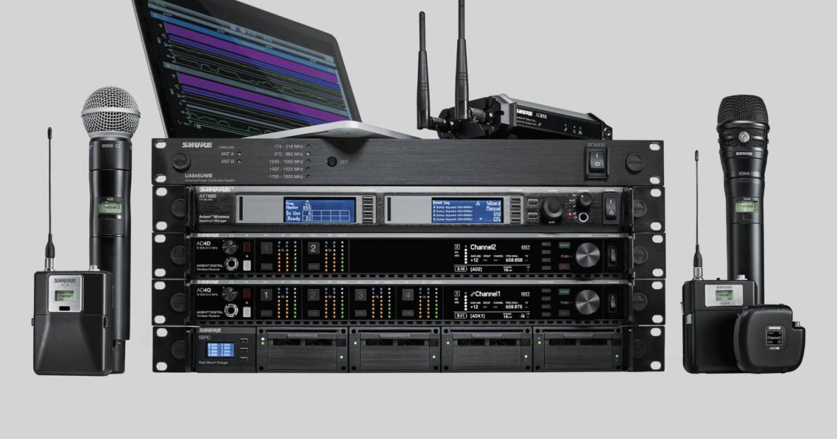 Shure Launches the AD600 Axient Digital Spectrum Manager United